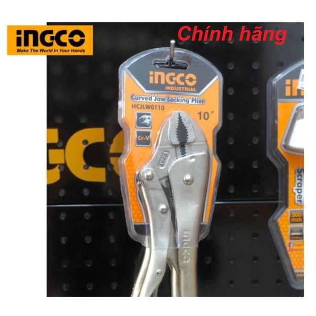 ĐỒ NGHỀ INGCO Kềm bấm khóa 10 inch HCJLW0110 (Cam kết Chính Hãng 100%)