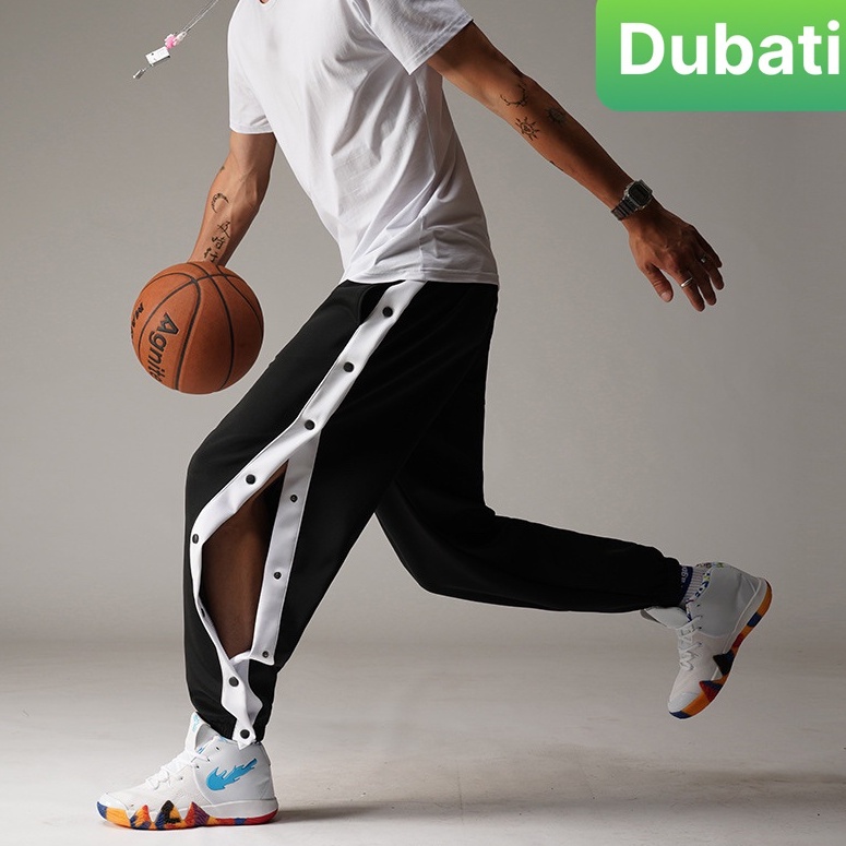 QUẦN JOGGER THỂ THAO NAM NỮ UNISEX CHẤT NỈ DÀY DA CÁ ỐNG SUÔNG RỘNG 7 CÚC BẤM THỜI TRANG THU ĐÔNG SÀNH ĐIÊU - DUBATI  F