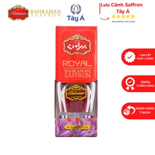 Nhụy hoa nghệ tây saffron bahraman iran, saffron bahraman tây á chính hãng loại i super negin 1-3 gr | lưu cảnh saffron