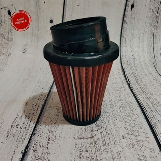 Lọc gió bánh ú, pô e xéo mẫu K8 hiệu K&N có kèm cổ dê phù hợp cho mọi loại xe