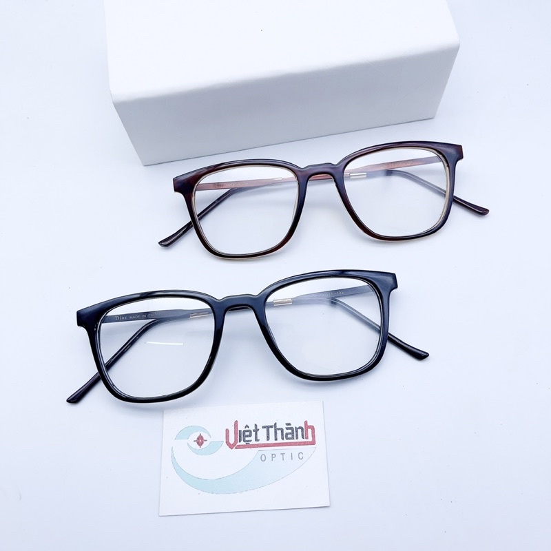 gọng kính cận vuông thời trang CD nhận làm mắt kính cận viễn loạn theo yêu cầu