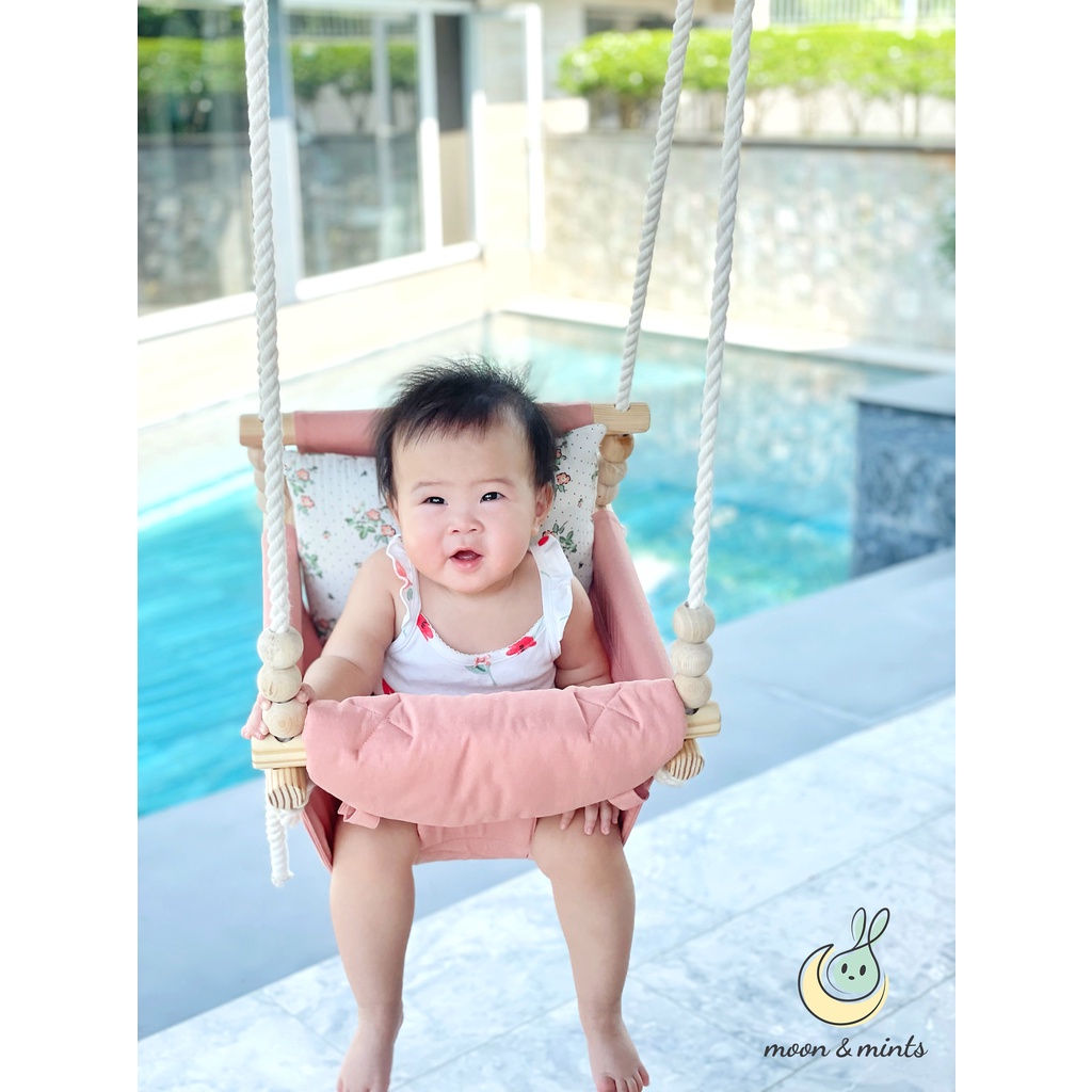 Bộ xích đu đa năng phong cách Hàn Quốc, cho bé từ 5 6 tháng tuổi