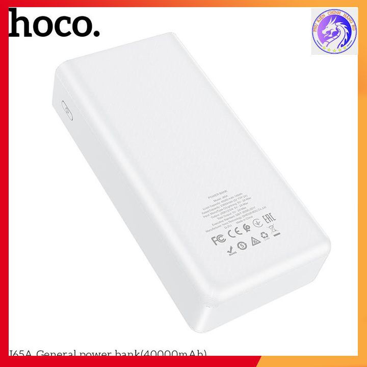 Sạc Dự Phòng Hoco DB119 / Hoco J65A Dung Lượng 40000 mAh Có Đèn Pin - Màn Hình Led - Hàng Chính Hãng