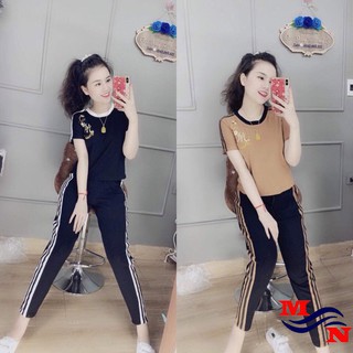 Sét bộ thể thao NYY ngắn tay xinh xắn MH4
