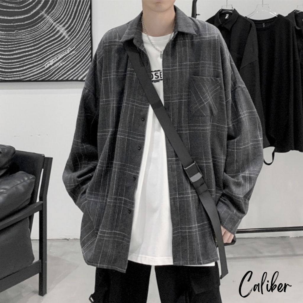 Áo sơ mi nam cao cấp - sơ mi hàn quốc dài tay kẻ caro Unisex thích hợp cho cả nam và nữ dễ phối đồ ASM01
