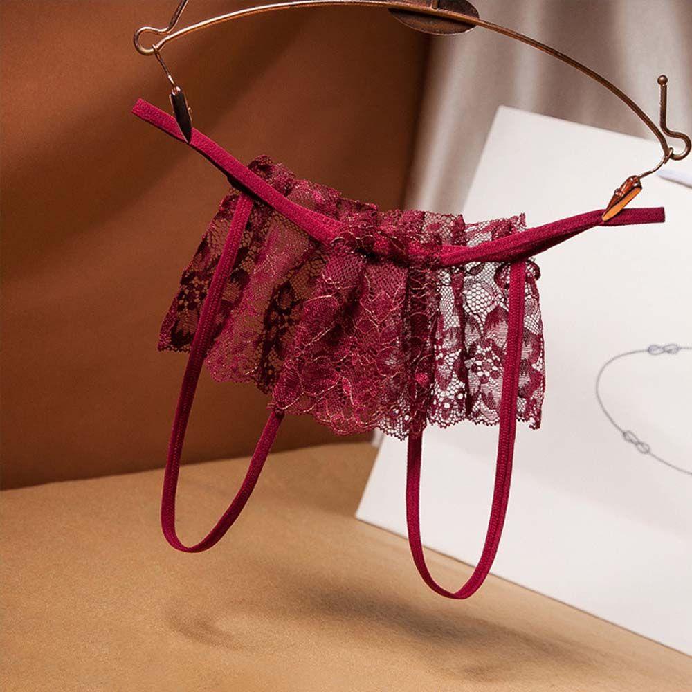 Quần Lót Ren Lưới Trong Suốt Dạng Váy Xòe WMES15H