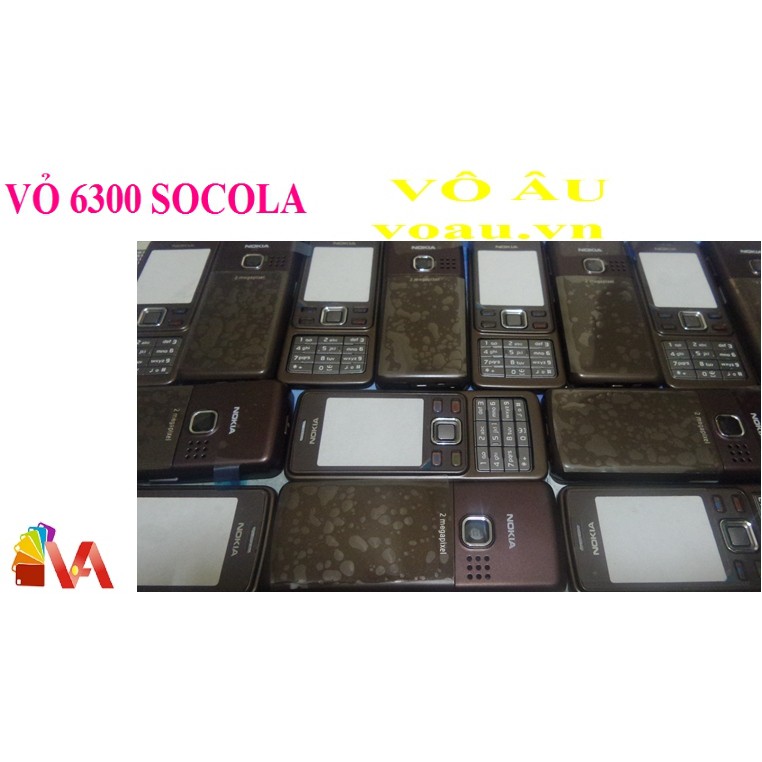 VỎ NOKIA 6300 MÀU SOCOLA