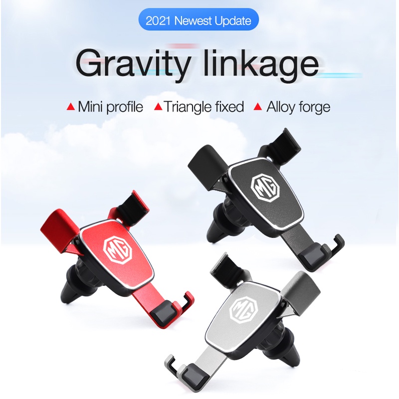 Giá đỡ điện thoại thiết kế tiện dụng gắn cửa thông gió xe hơi MG ZS HS MG3 MG5 MG6