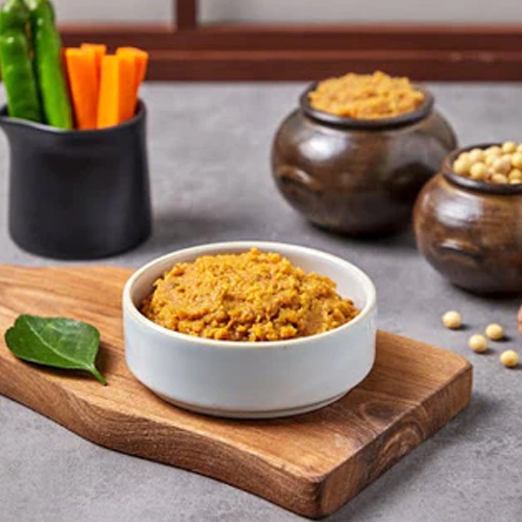 Tương đậu lên men Hàn Quốc, gia vị chấm đồ nướng, nấu canh hộp 500gr - K10060