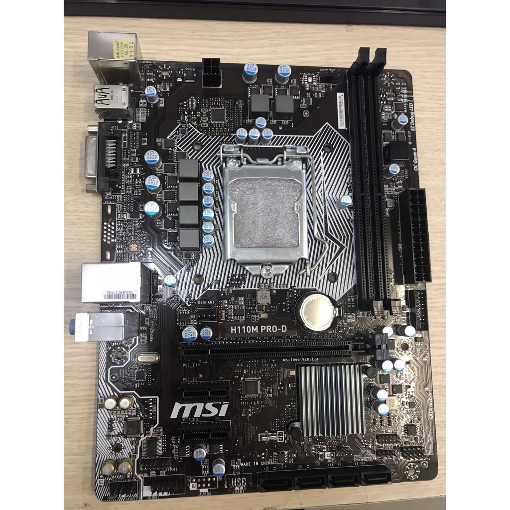 Hàng Hiếm - Mainboard MSI H110 Pro D Cực Đẹp Bảo Hành 12 Tháng | BigBuy360 - bigbuy360.vn