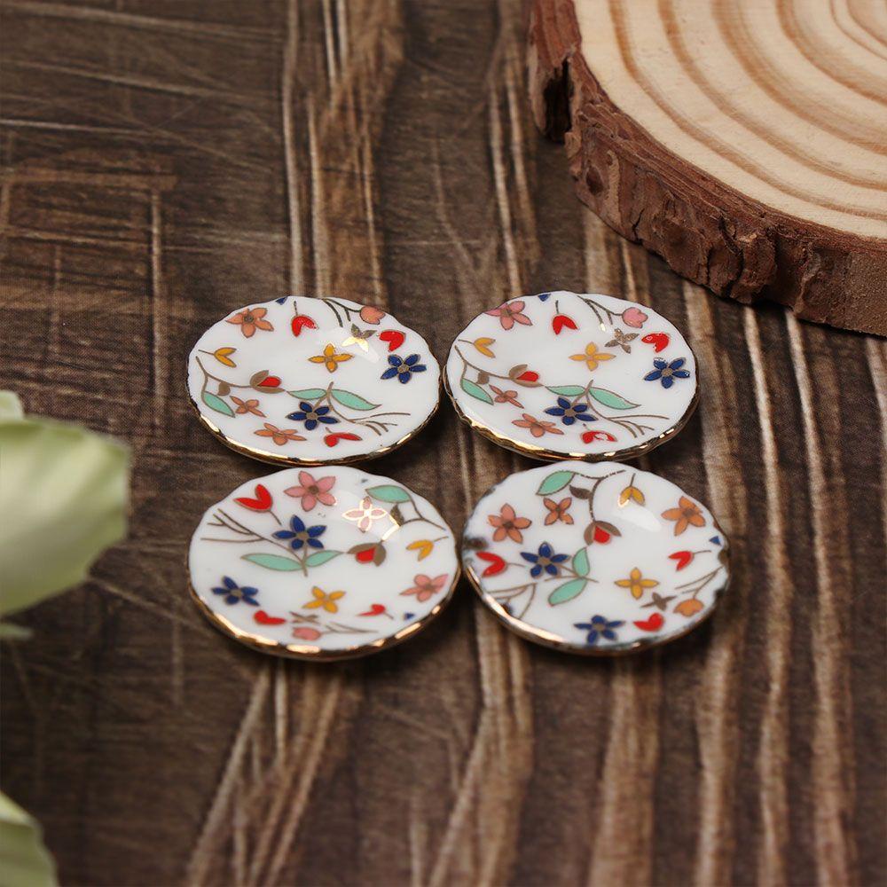 Bộ Ấm Chén Trà Mini Họa Tiết Hoa Xinh Xắn