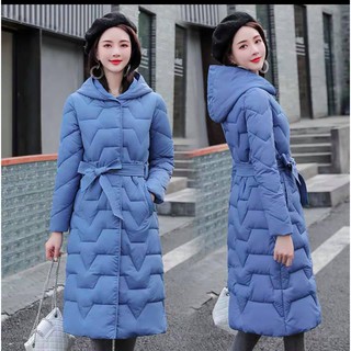 [Hàng có sẵn] Áo phao dáng dài