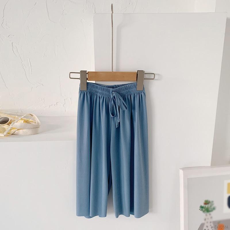 Quần Dài Ống Rộng Chống Muỗi Thời Trang Mùa Hè Hàn Quốc Cho Trẻ Em Gái