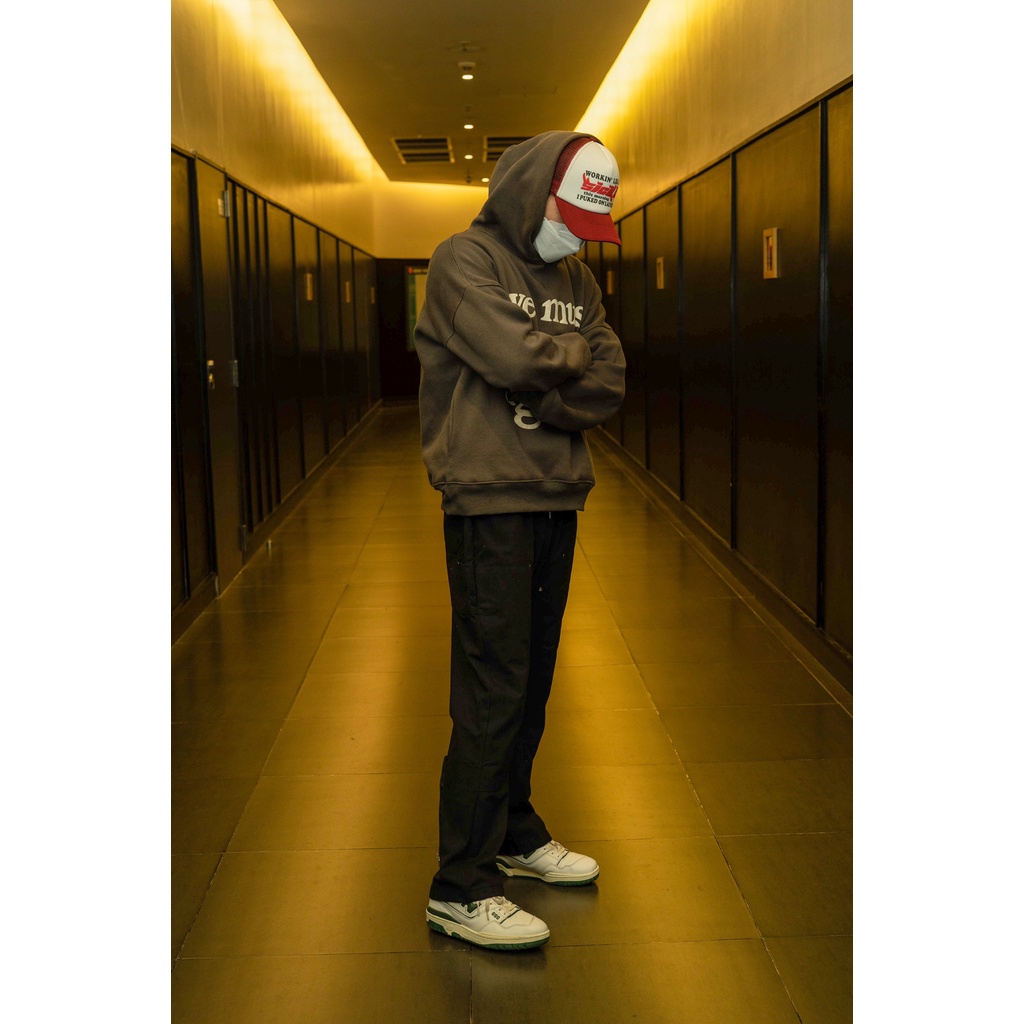 Quần Double Knee Kaki, Khoá Kéo PLAYAZ