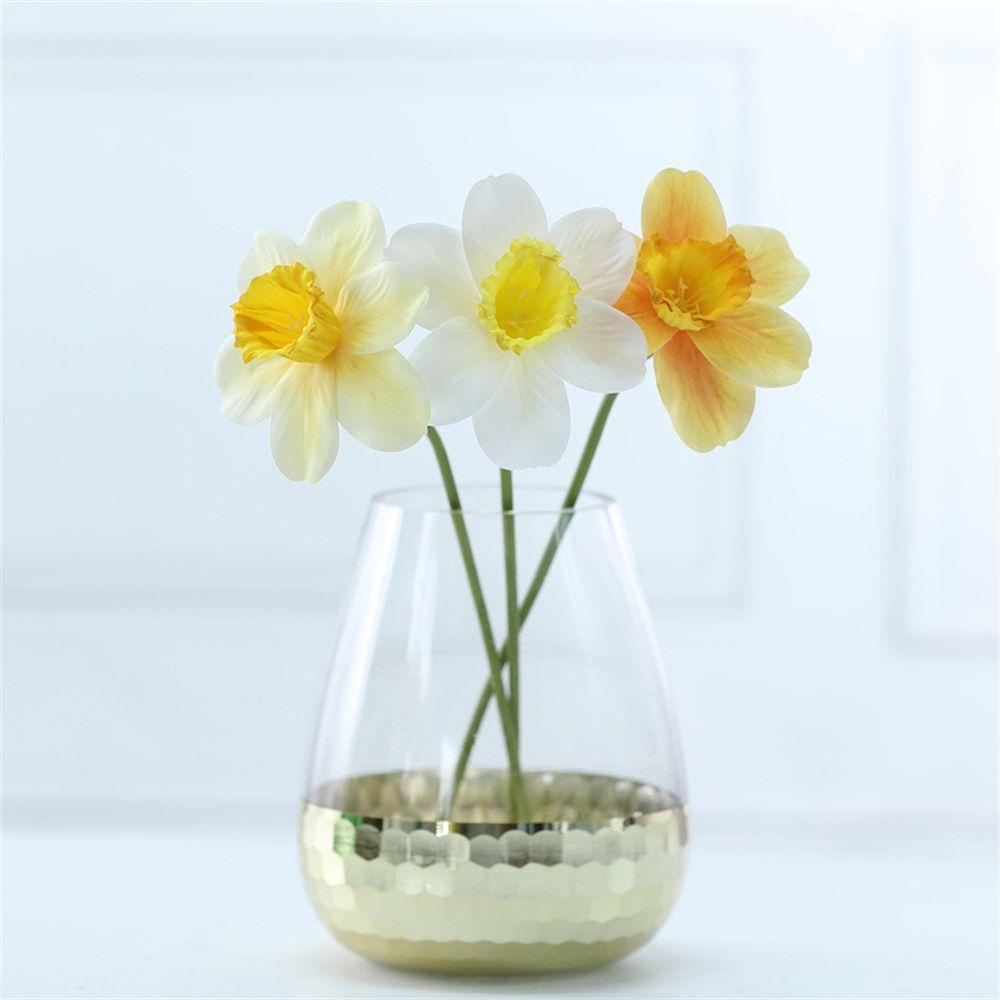 Hoa Giả Để Bàn Trang Trí Phòng Khách KENT1 Narcissus Daffodil