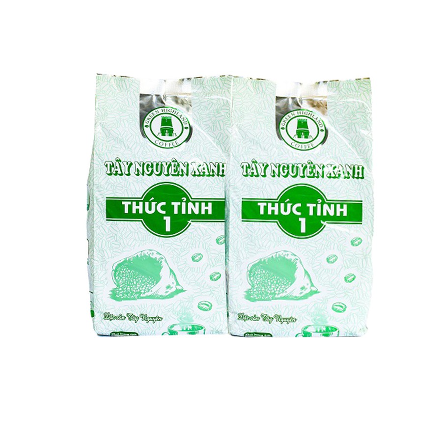 Cà phê rang xay sạch pha phin 500gr tây nguyên xanh ocop kon tum