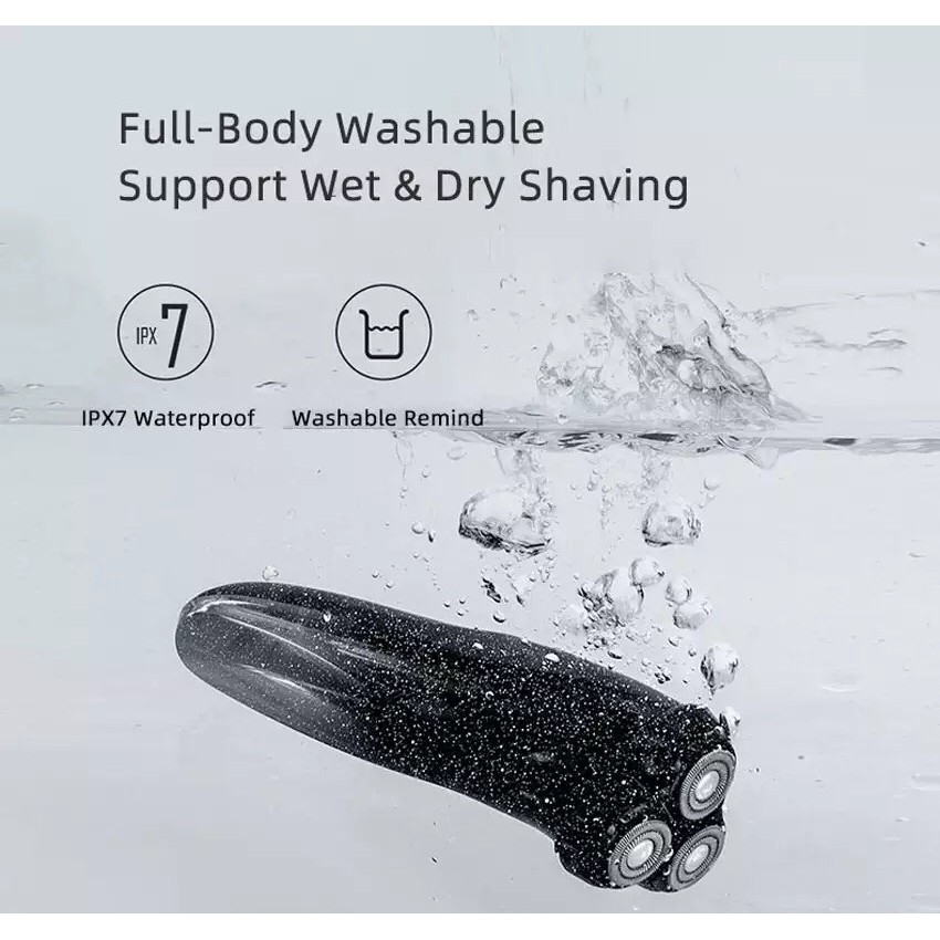 [Model mới 2021] Máy cạo râu Xiaomi Enchen Gentleman 5s kháng nước IPX7, đầu cắt 3D,Công nghệ tự mài lưỡi EMS,Pin 3tháng