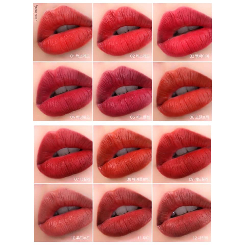 {XẢ KHO SỈ} Sample Son A.Black Artistic Velvet Tint Lux Red by CLIO COSMETICS | BigBuy360 - bigbuy360.vn