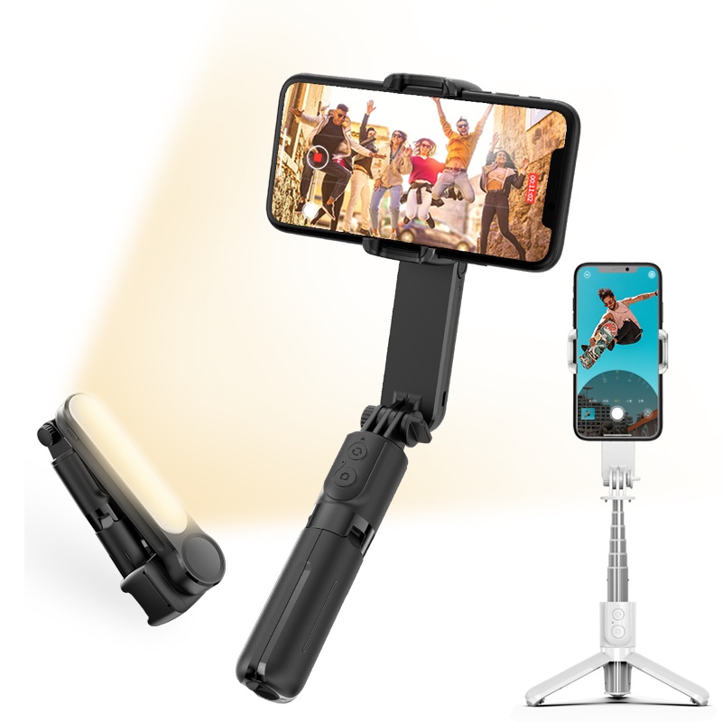 Gimbal chống rung CYKE L09 tích hợp chế độ xoay 360º, có bluetooth chụp selfie, tripod chụp hình siêu tiện lợi