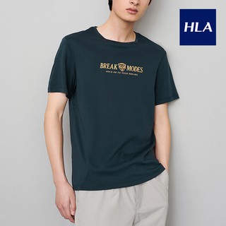 Áo Thun Nam Ngắn Tay HLA Shurou Cotton Round Neck Short Sleeve T-shirt