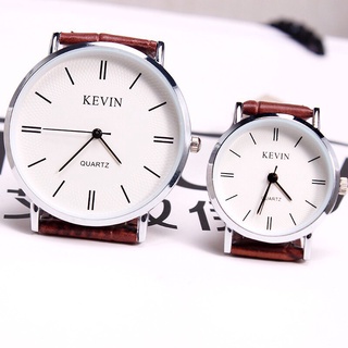 Đồng hồ thời trang nam nữ Kevin dây da trẻ trung