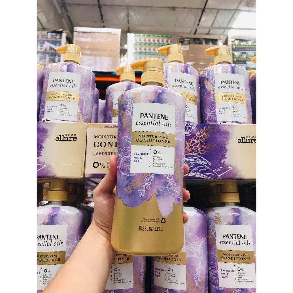 Cặp Dầu Gội & Xả Pantene Essential Oils - Mỹ