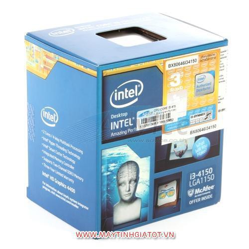 CPU INTEL CORE I3 4150 ( 3.5GHZ / 3M CACHE 3L ) 95