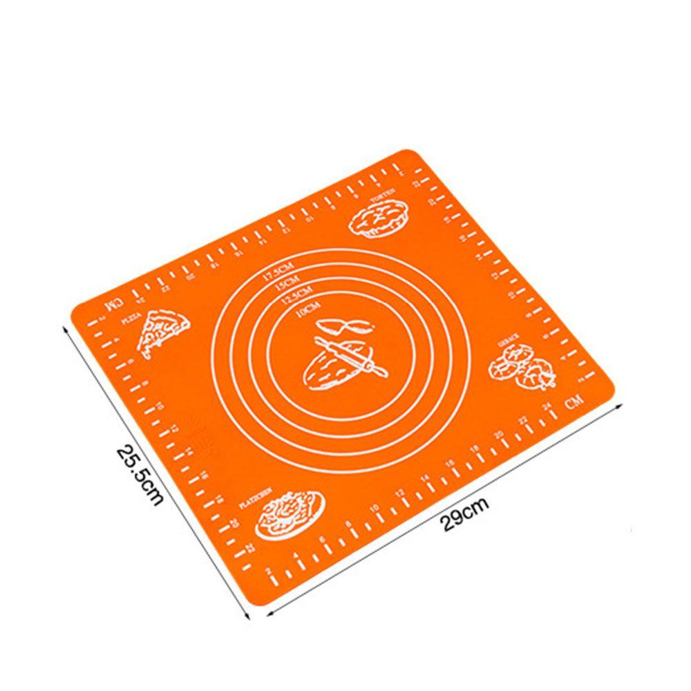 Thảm Silicone Nhào Bột Làm Bánh 29 * 25.5cm Tiện Dụng