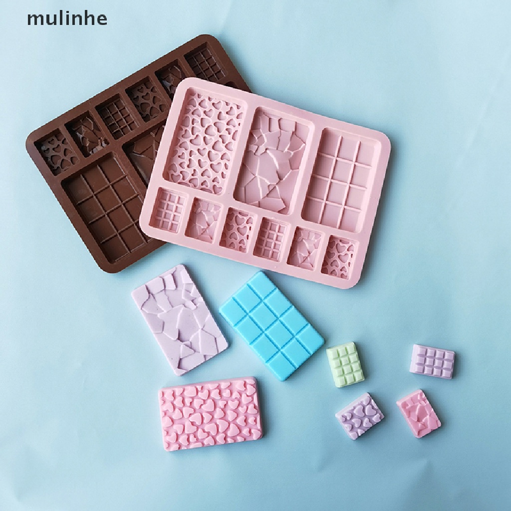 Khuôn Silicone Làm Gạch Lát Bánh Không Dính
