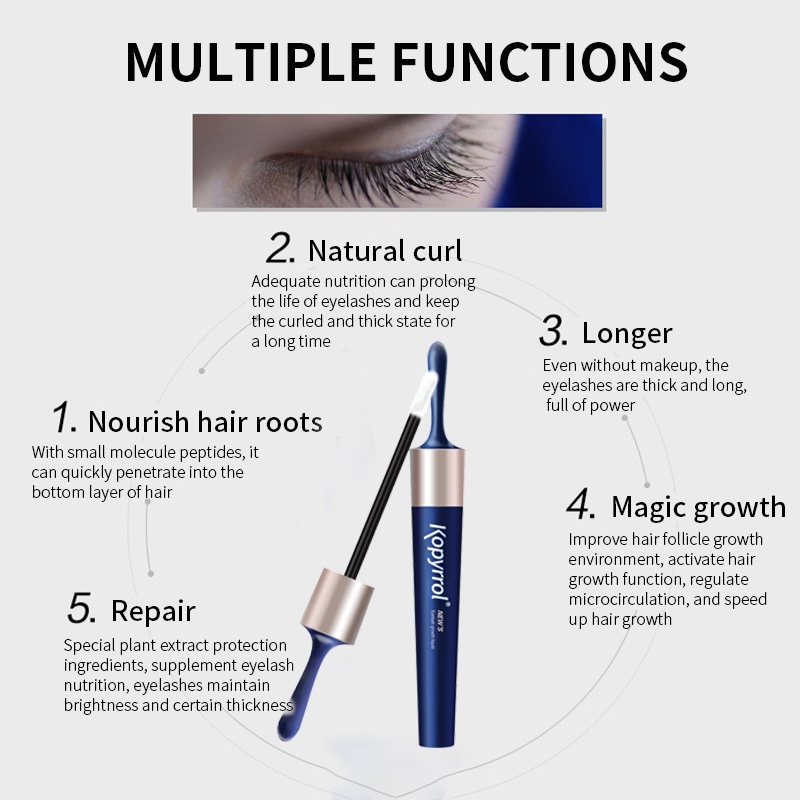 Tinh chất KOPYRROL thúc đẩy phát triển lông mi/ lông mày hiệu quả phù hợp cho tuổi trung niên 9.2ml