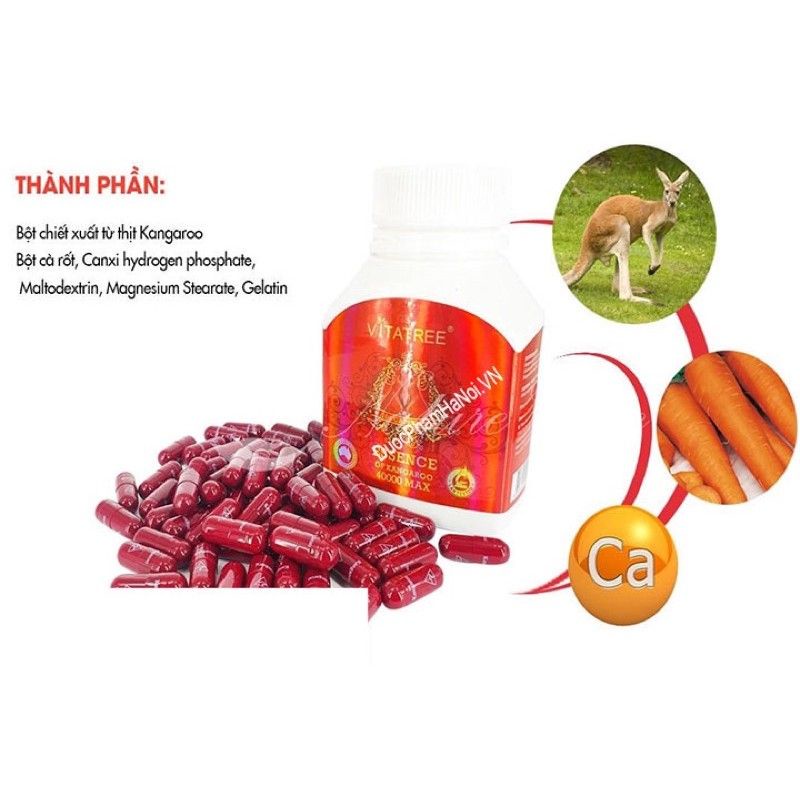 Viên Uống Tăng Cường Sinh Lý Nam - VITATREE ESSNMENCE Ò KANGAROO 40000 MAX Chính hãng Nhập Khẩu ÚC