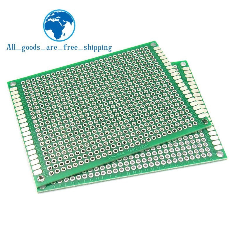 Bảng Mạch Pcb 2 Mặt 6x8cm Cho Arduino 1.6mm 2.54mm