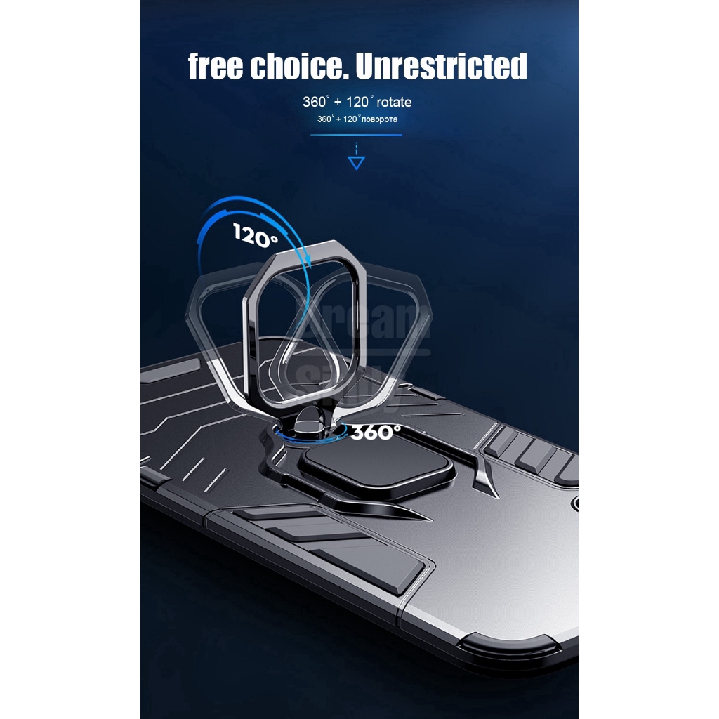 Ốp điện thoại TPU + PC có giá đỡ nam châm cho Huawei P30 Lite Mate 20 Lite P30 Pro