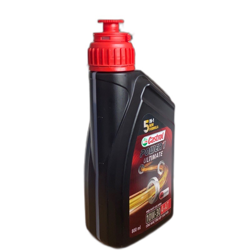 Castrol Power 1 Scooter 10W30 800ml - Nhớt tổng hợp toàn phần cao cấp cho xe tay ga (Mẫu mới)