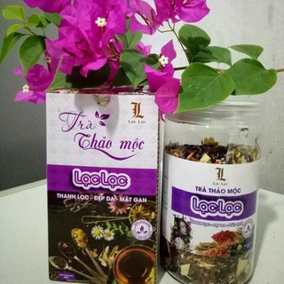 Trà gạo lứt đậu đen thảo mộc Lạc Lạc