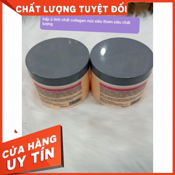 Kem ủ hấp dầu Kella Colagen A+ hồng 300ml  phục hồi tóc nát, giữ màu siêu thơm suôn mềm óng mượt tóc cao cấp