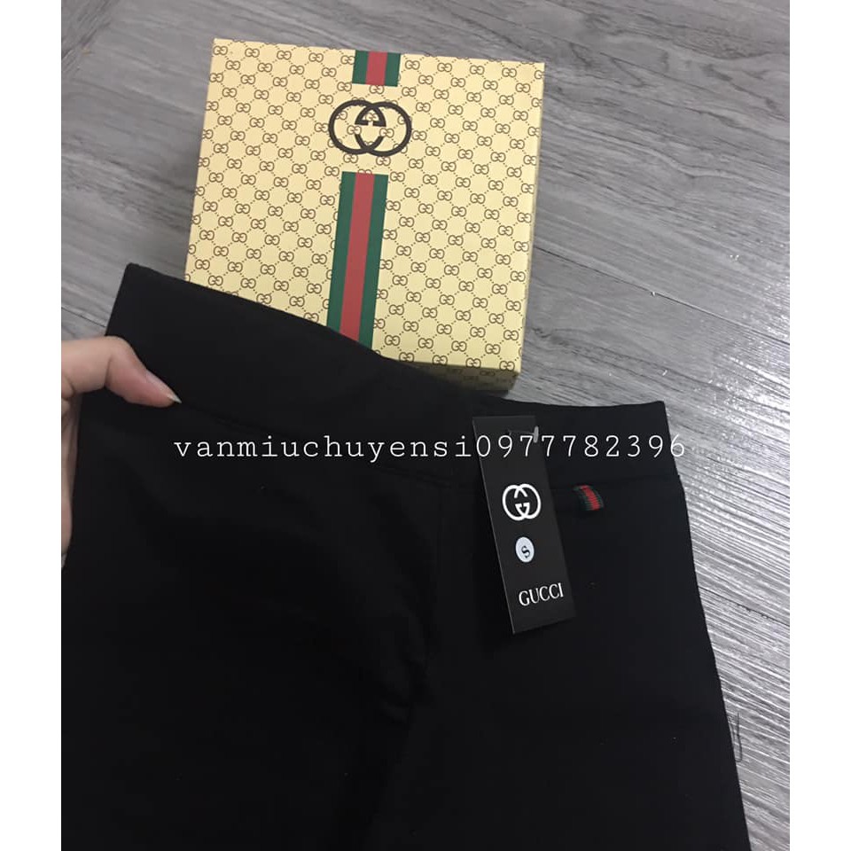 Quần legging nữ cạp cao fullbox chất cotton co giãn dáng ôm phong cách hàn quốc | BigBuy360 - bigbuy360.vn