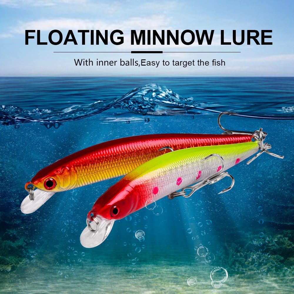Mồi Câu Cá Giả Bằng Nhựa 10 Màu r1572 8.4 g 10cm