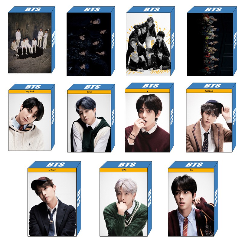 BTS Set 30pcs Lomo Card Tấm Ảnh In Hình Nhóm Nhạc Kpop The Soul:7 Jimin Jungkook