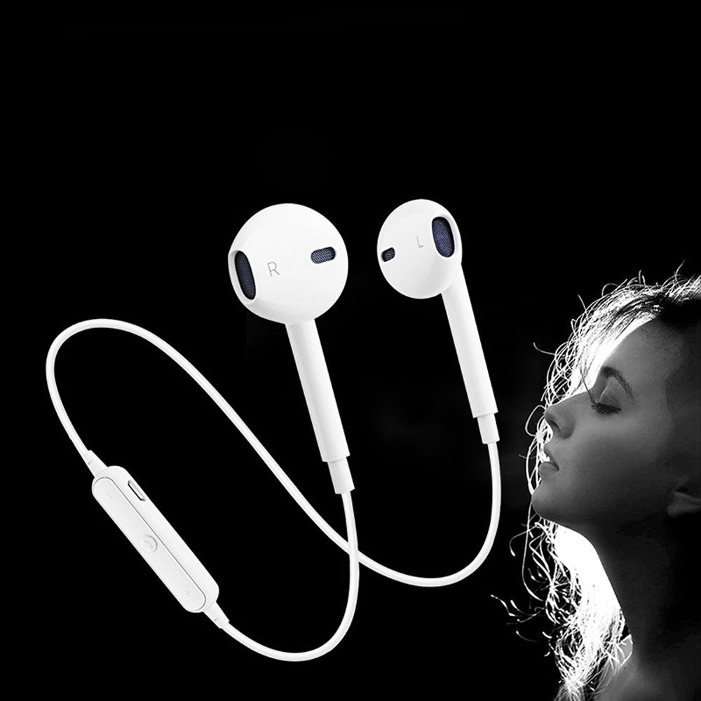 Tai Nghe Nhét Tai S6 Bluetooth Không Dây Âm Thanh Stereo Sống Động Có Micro Chất Lượng Cao