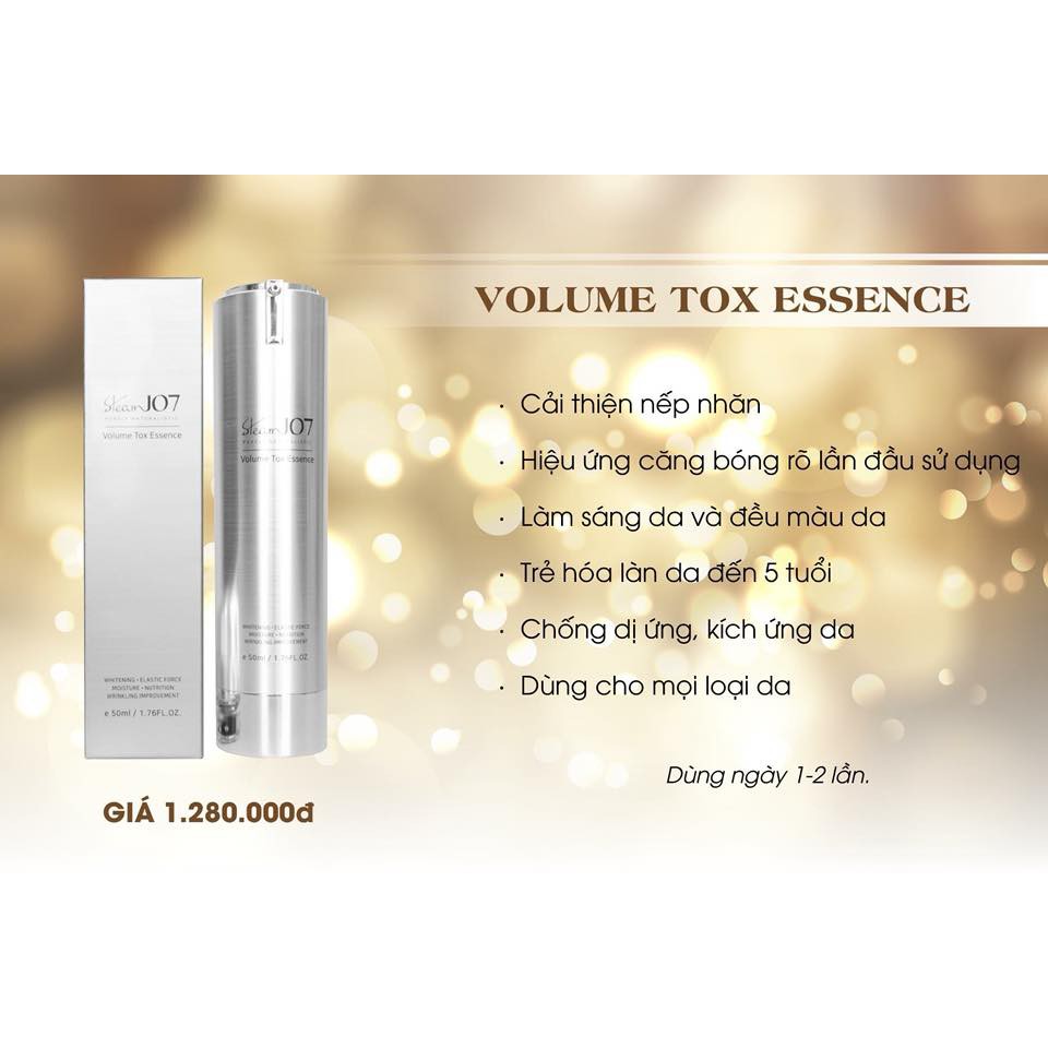VOLUME TOX ESSENCE - Tinh chất TÁI SINH DA TẾ BÀO GỐC - sản phẩm chính hãng