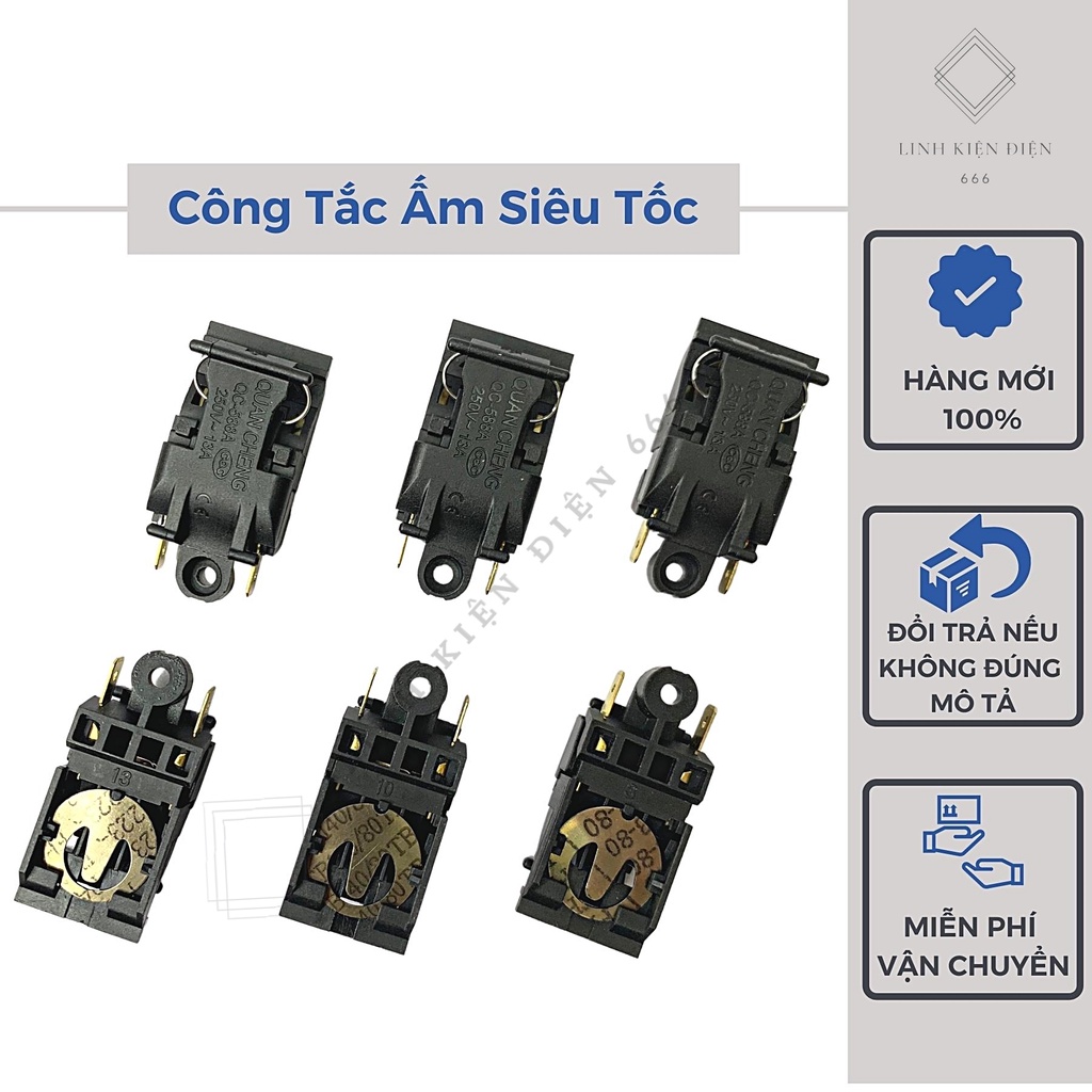 Đế Ấm Siêu Tốc Công Tắc Bình Siêu Tốc Chân Âm Đun Nước