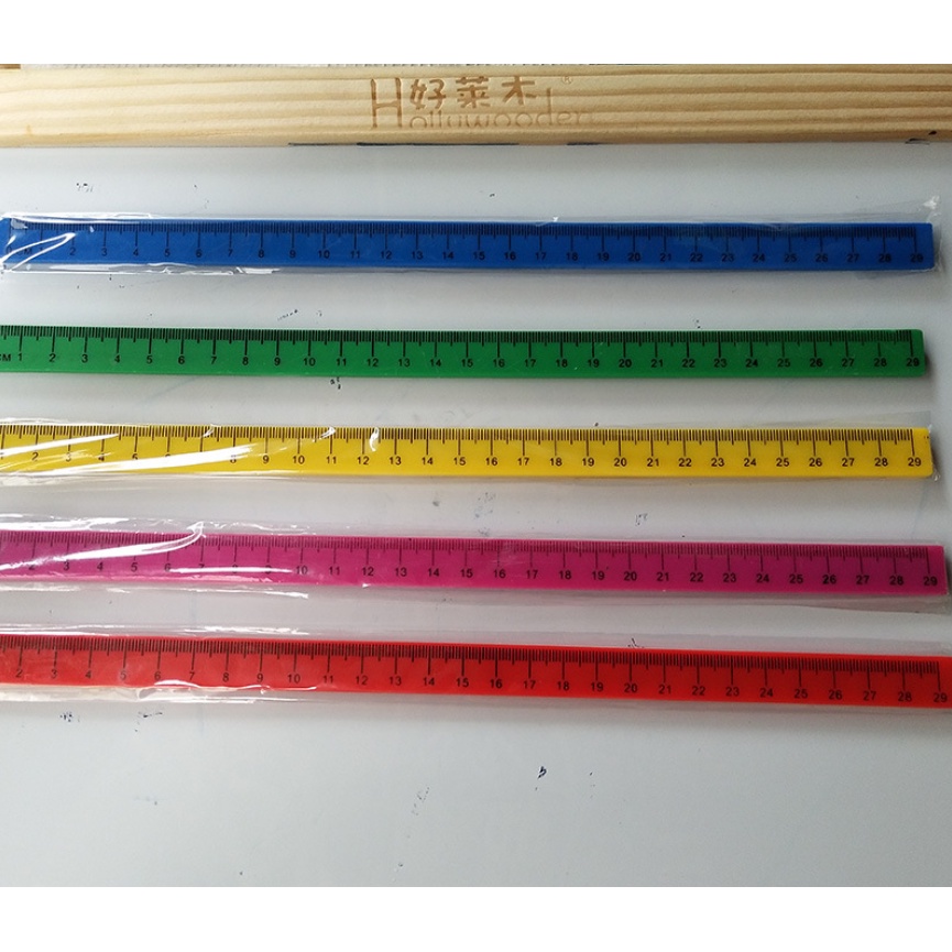 Thước nam châm dán bảng từ, tủ lạnh - Thước hít dính bảng văn phòng phẩm