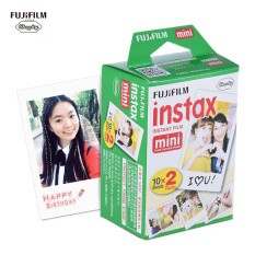 Bộ hộp 2 pack film (20 kiểu) cho máy ảnh Fujifilm Instax Mini (Trắng)