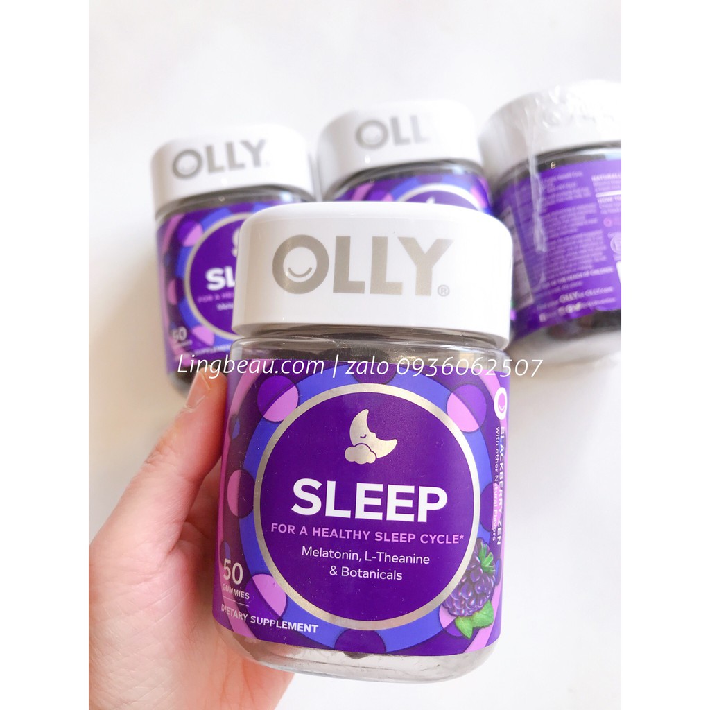Kẹo dẻo hỗ trợ ngủ ngon Olly Sleep (50 viên) | BigBuy360 - bigbuy360.vn