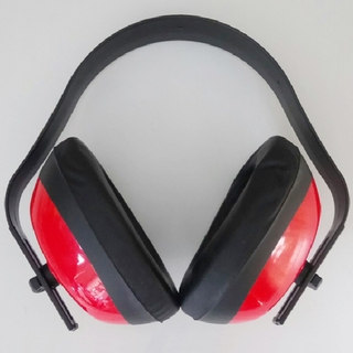 Chụp tai chống ồn SuperChing JE-201 dùng trong môi trường nhiều tiếng ồn, nhẹ êm ái, giảm ồn 28dB (đỏ đen)