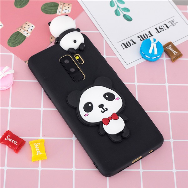 Samsung Galaxy S8 S9 Plus S8+ Cute Case Soft 3D Cartoon Silicone Phone Cover/PP