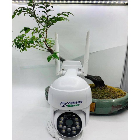 Camera wifi ngoài trời xoay 360 chống nước YOOSEE PTZ, 3.0 MPx 1080P có kết nối máy tính, smart TV , bảo hành 1 năm