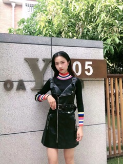 Váy Yếm Da Quảng Châu.Sz:S-XL