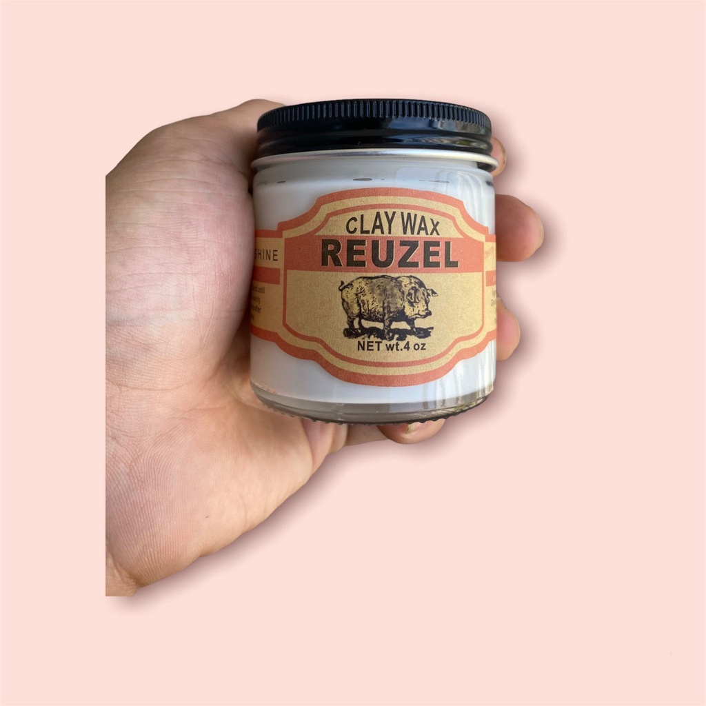 Sáp Vuốt Tóc REUZEL CLAY WAX Made in USA - Wax Tạo Kiểu Tóc Chính Hãng, Siêu Giữ Nếp MN45